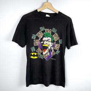 Vintage 1989 The Joker Comic T Shirt Medium Tee DC Comics 80s DC Comics Batman